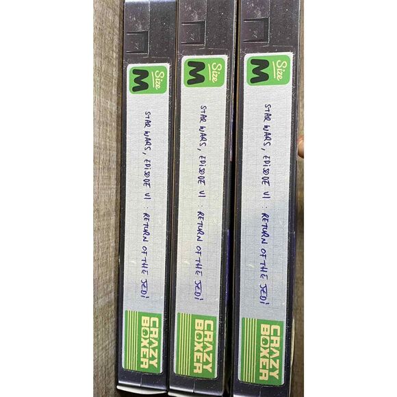 3 Pairs Crazy Boxer Star‎ Wars Return Of The Jedi Boxers Boba Fett Medium - Picture 5 of 5